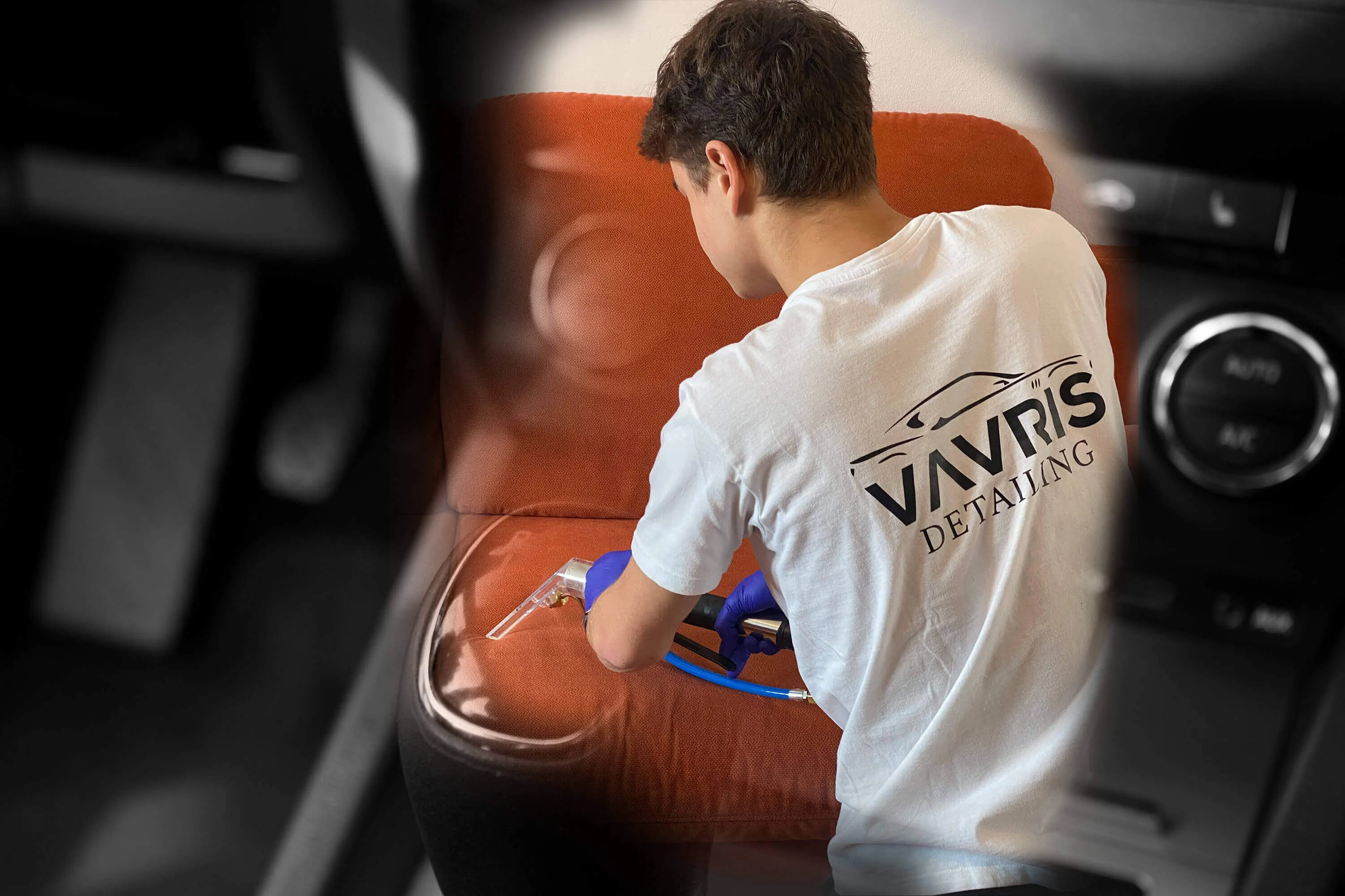 Interiér vozu Vavris Detailing